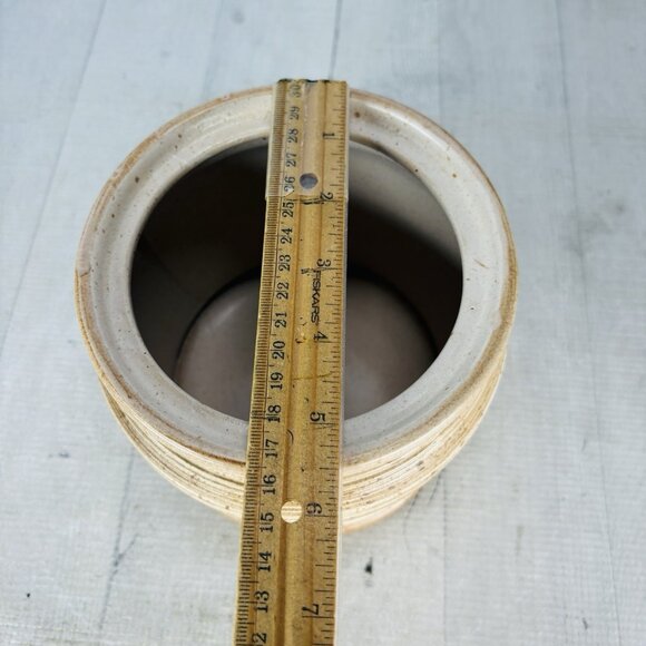 Vintage GT Mark 600/111 Speckle Rustic Farmhouse Canadian Stoneware Canister Jar - Picture 13 of 16